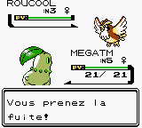 Pokemon - Version Cristal (France) In game screenshot